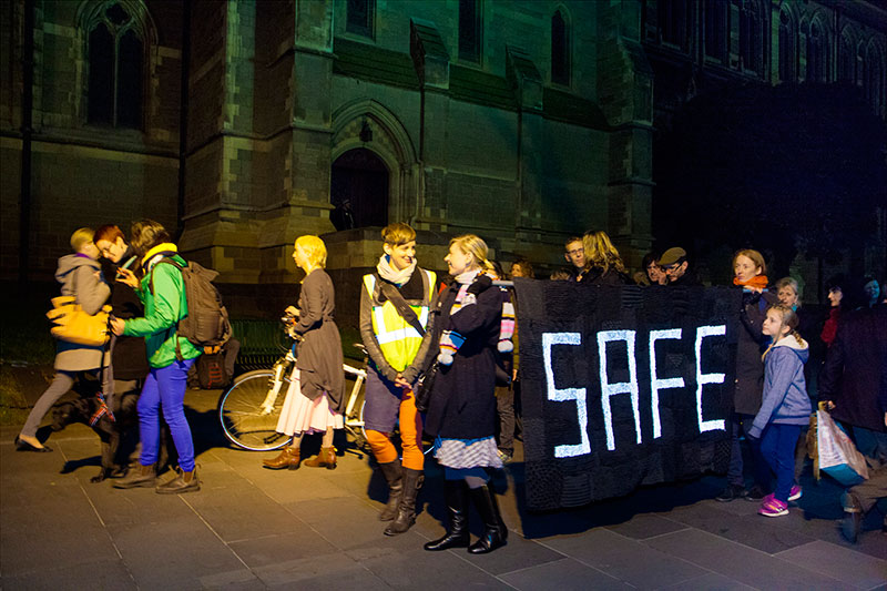 Kate Just SAFE walk Leeds, 2014, type C digital print, Courtesy the artist 